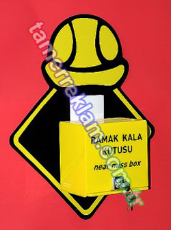 Ramak Kala Kutusu, Risk Bildirim Kutusu, Pleksiglas ngr Kutusu, Near Miss Box