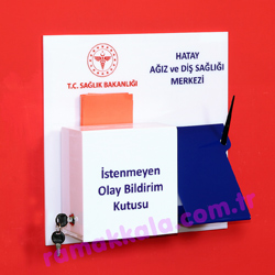 Hatay Ağız ve Diş Sağlığı Merkezi İstenmeyen Olay Bildirim Kutusu