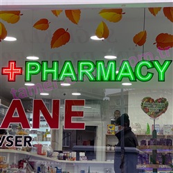 Pharmacy Led Tabela, Eczane Vitrin Tabelas?