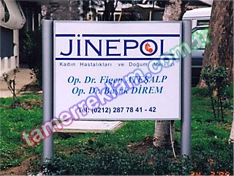 Jinepol Bahçe Tabelası Işıklı Reklam