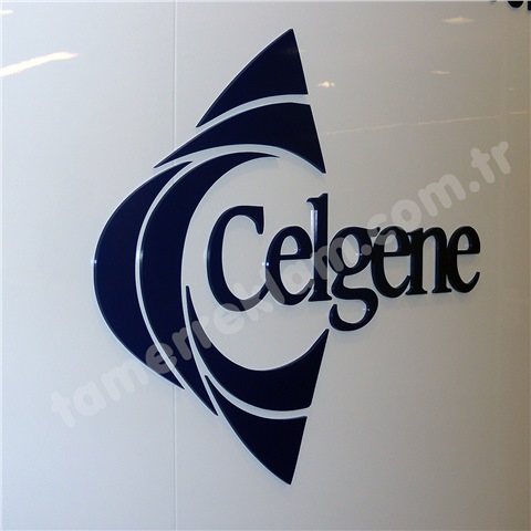Celgene Lazer Kesim Pleksiglass Logo almas