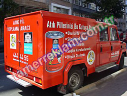 Beşiktaş Belediyesi Atık Pil Araç yazıları