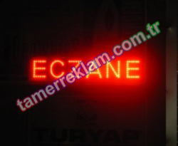 Eczane kahveciolu Led tabela