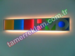 HMO Paslanmaz Lazer Kesim Led Tabela