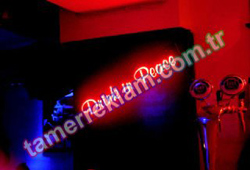 Rock House "Dring in Peace" Led Tabela