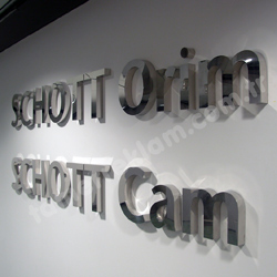 Schott Orim Schott Cam Paslanmaz Kutu Harf