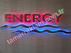 Energy Alüminyum Kutu Harf  Led Aydınlatmalı