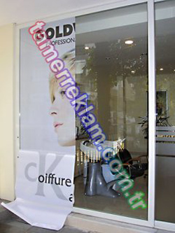Goldwell One Way Vision Cam Üzeri digital baskı