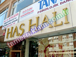 Has Halı Alüminyum Kutu Harf LED aydınlatmalı