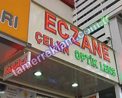 Çelen Eczanesi Alüminyum Giydirme Led Harfler