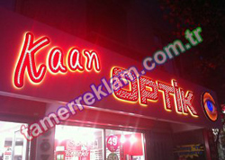 Kaan Optik Kırpışmalı Led Tabela