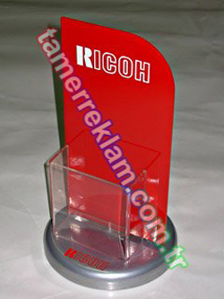 Ricoh Pleksiglass Broşürlük Standı