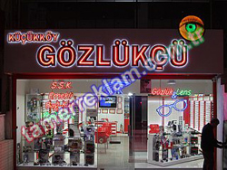 Küçükköy Optik Led Tabela Cephe Çalışması