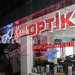 Kaan Optik Kırpışmalı Led Tabela