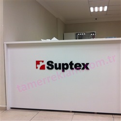 Suptex Lazer Kesim Banko n Logo Uygulamas