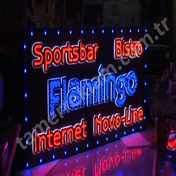 Flamingo Animasyonlu Led tabela