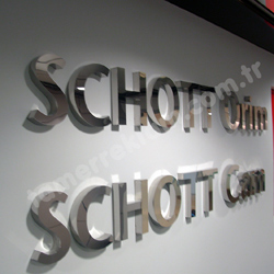 Schott Orim Schott Cam Paslanmaz Kutu Harf