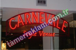 Carnevale style venue Led Tabela