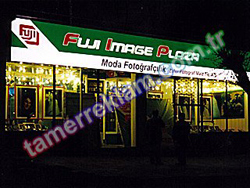 Fuji Image Plaza Erzurum Germe Vinil Işıklı kurumsal tabela