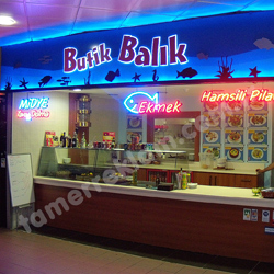 Butik Balk Alminyum Led Tabela