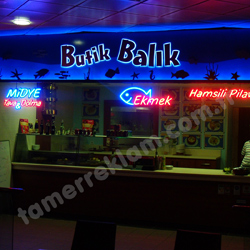 Butik Balk Alminyum Led Tabela