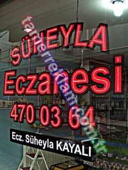 Sheyla Eczanesi Led Tabela