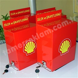 Shell Dilek neri ve ikayet kutusu 