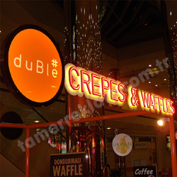 DuBle Crepes & Waffle Led Tabela Cevahir AVM