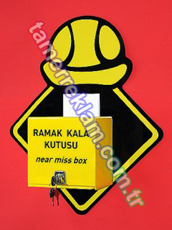 Ramak Kala Kutusu, Risk Bildirim Kutusu, Pleksiglas ngr Kutusu, Near Miss Box