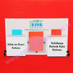 KMK Kahramanmaraş Kağıt Ramak kala kutusu ünitesi