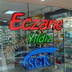 Eczane Yldz SGK Led Vitrin Tabelas