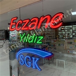 Eczane Yldz SGK Led Vitrin Tabelas