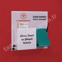 ÇOSB Kapaklı Devlet Hastanesi Dilek Şikayet Kutusu