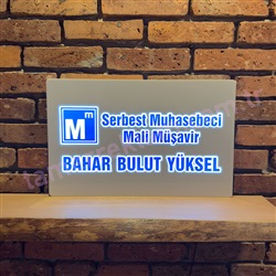 Serbest Muhasebeci, Mali Müşavir Kapı Tabelası