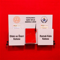 Okullara Özel Ramak Kala ve Dilek Öneri Kutusu