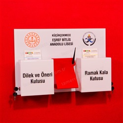 Okullara Özel Ramak Kala ve Dilek Öneri Kutusu