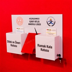 Okullara Özel Ramak Kala ve Dilek Öneri Kutusu