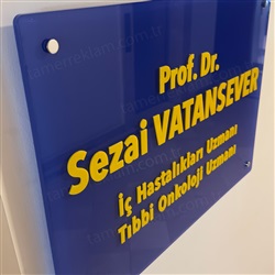 Doktor Tabelası | Pleksi Dekupe Harfli Muayenehane Tabelaları