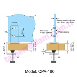 CPA-180 Seperatr Montaj Ayaklar