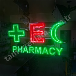 Eczane Pharmacy Cross, E Logo, Hilal figrl, Animasyonlu