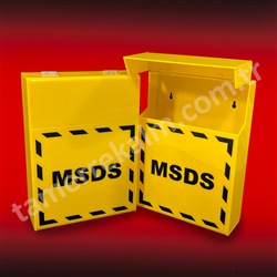 Pleksiglas MSDS Kutusu, Material Safety Data Sheet Box