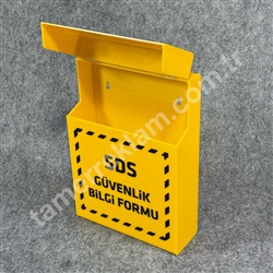 MSDS Kutusu, SDS Güvenlik Bilgi Formu Kutusu
