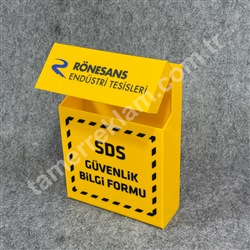 MSDS Kutusu, SDS Güvenlik Bilgi Formu Kutusu