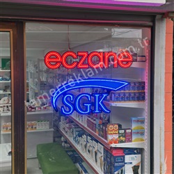 Eczane ve SGK Led Vitrin Tabelası