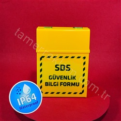 MSDS Kutusu, SDS Kutusu, IP64 WaterProof