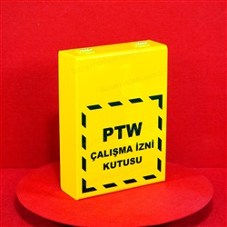 Pleksiglas PTW Kutusu, Permit To Work, Çalışma İzni Form Kutusu