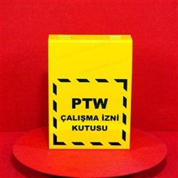 Pleksiglas PTW Kutusu, Permit To Work, Çalışma İzni Form Kutusu