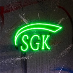 Eczanelere Özel 70 cm SGK LED Tabela Yeşil