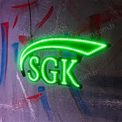 Eczanelere Özel 70 cm SGK LED Tabela Yeşil