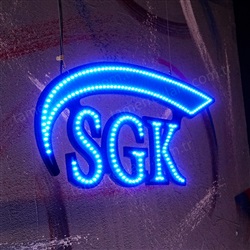 Eczanelere Özel 70 cm SGK LED Tabela Mavi